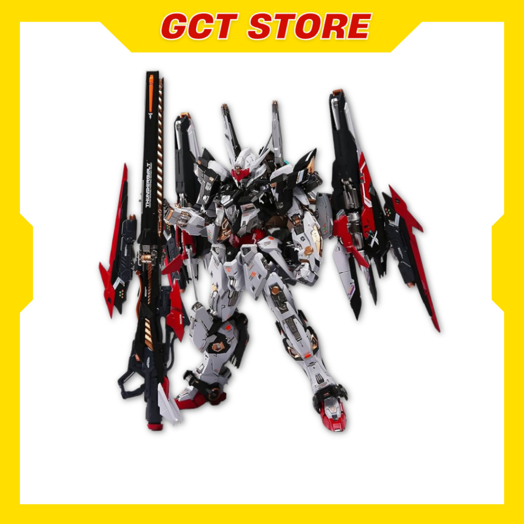 [PRE ÍT NGÀY] Mô Hình Lắp Ráp InEra MG Thunderbolt 1.0 Phun Mạ Custom Đen Đỏ