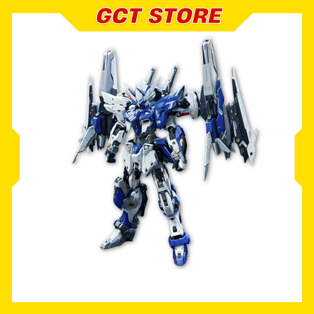 [PRE ÍT NGÀY] Mô Hình Lắp Ráp InEra MG Thunderbolt 1.0 Phun Mạ Custom Trắng Xanh Lam