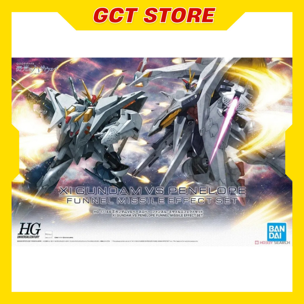 [PRE ÍT NGÀY] Mô Hình Lắp Ráp HG Xi Gundam VS Penelope Funnel Missile Effect Set
