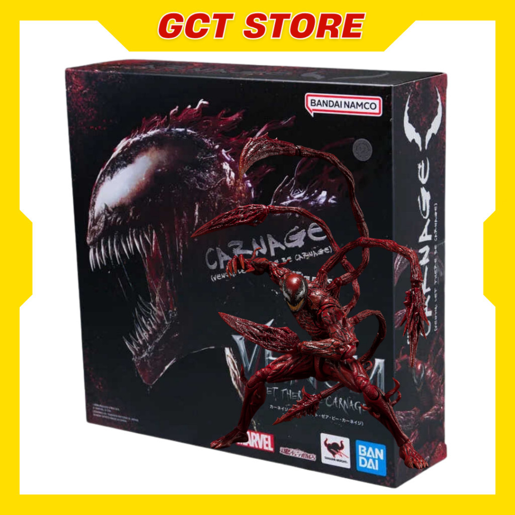 [PRE ÍT NGÀY] Mô Hình SHF Carnage Venom Let There Be Carnage