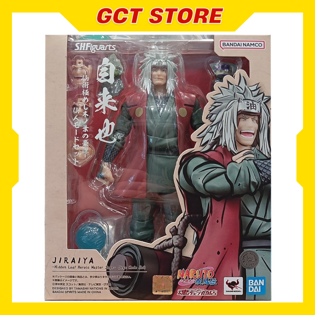 [PRE ÍT NGÀY] Mô Hình SHF Jiraiya Hidden Leaf Heroic Master Sage Sage Mode Set Naruto Shippuden