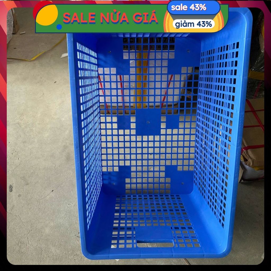 (Sale Xả Kho) Sọt Nhựa Việt Nhật 5052 – Thiết Kế Gọn, Nhựa Dày Bền – Khách Được Kiểm Tra Khi Nhận--5