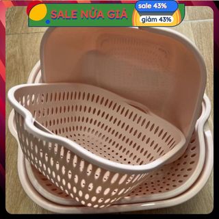 (sẵn hàng) 6 chiếc rổ đựng đồ gia dụng chính hãng việt nhật