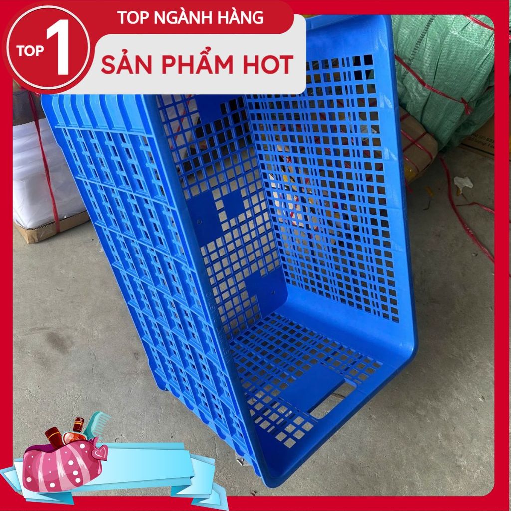 (Giá Gốc) Sọt Nhựa 5052 Việt Nhật – Bền Bỉ, Dày Dặn, Xếp Gọn Tiện Lợi – Tốp Bán Chạy--5052