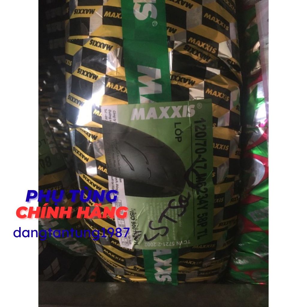 Lốp maxxis sau Exciter 70/90/17 - 120/70/17
