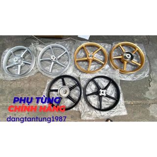  Mâm kiểu RCB gắn Sirius  Ex 2010 Jubiter   mâm 5 cây màu bạc   