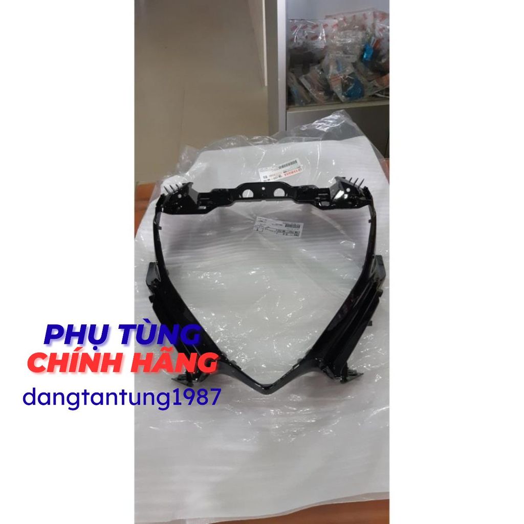 Ốp viền đèn pha đen bóng Nouvo 5 Yamaha