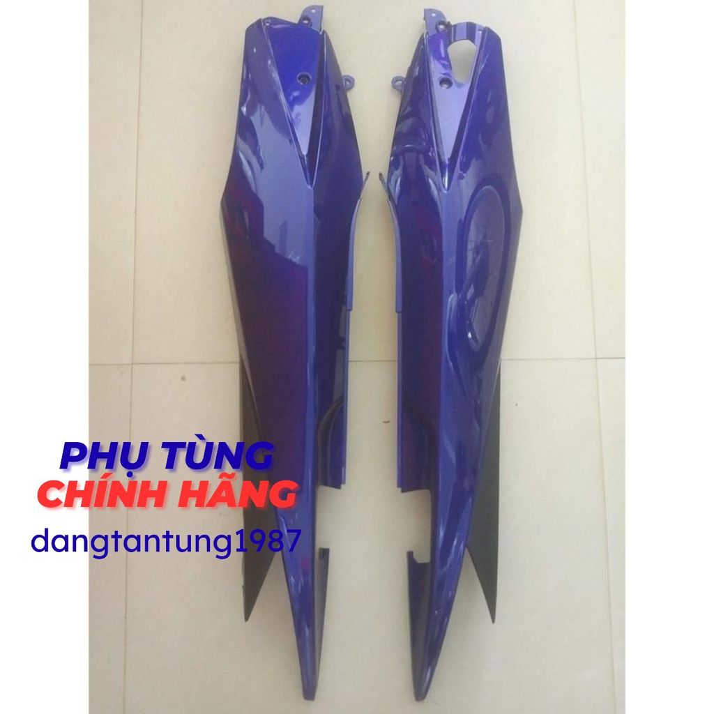 Ốp sườn Exciter 2006 - 2010 xanh GP Yamaha