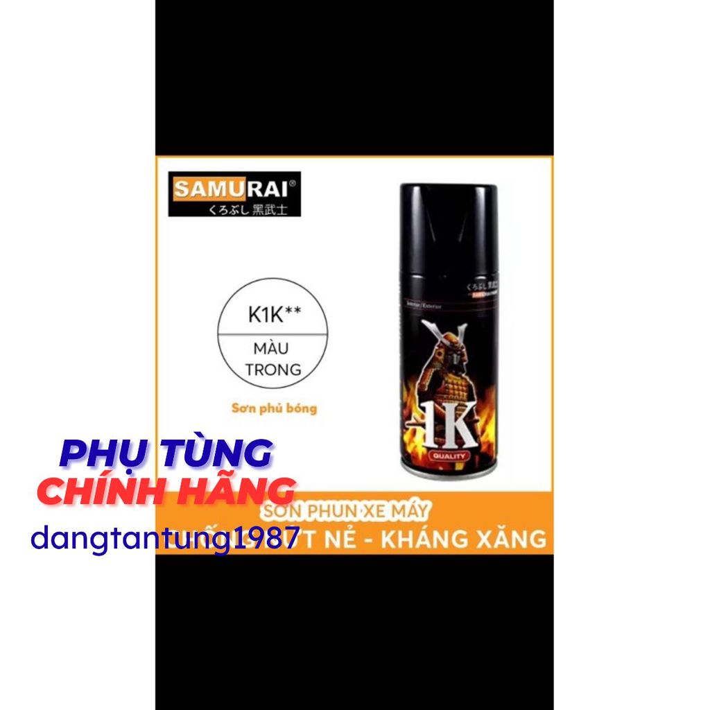 Sơn xịt summurai bóng K1K