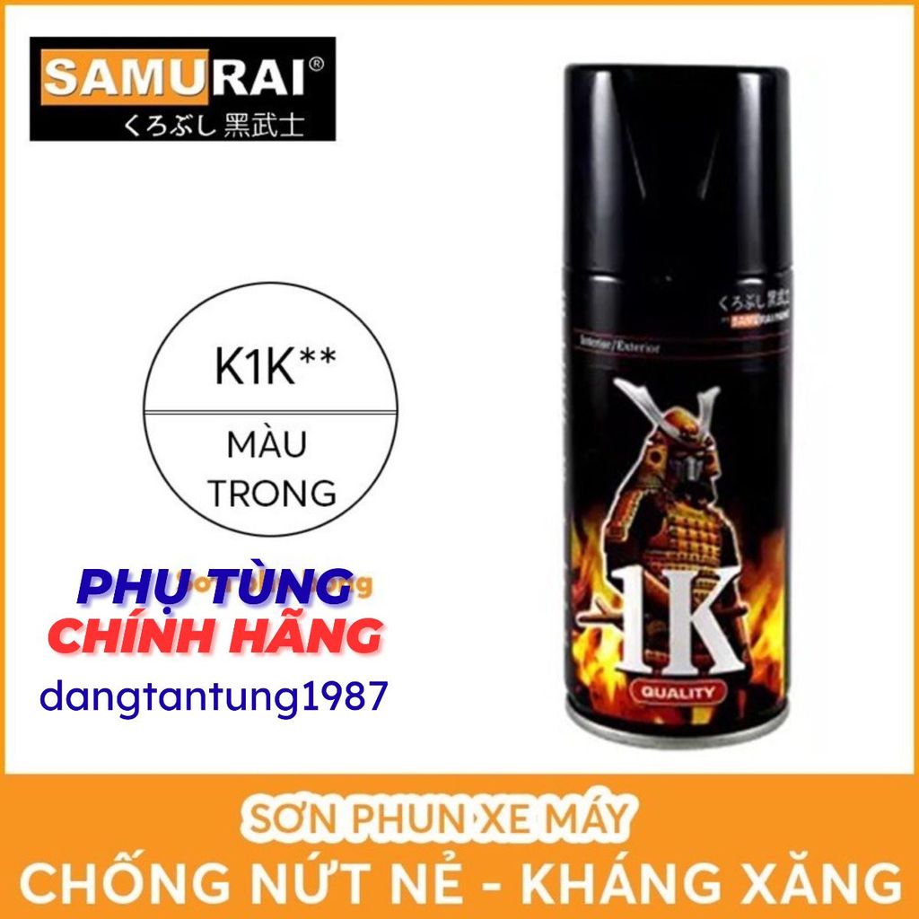 SƠN XỊT SAMURAI BÓNG K1K
