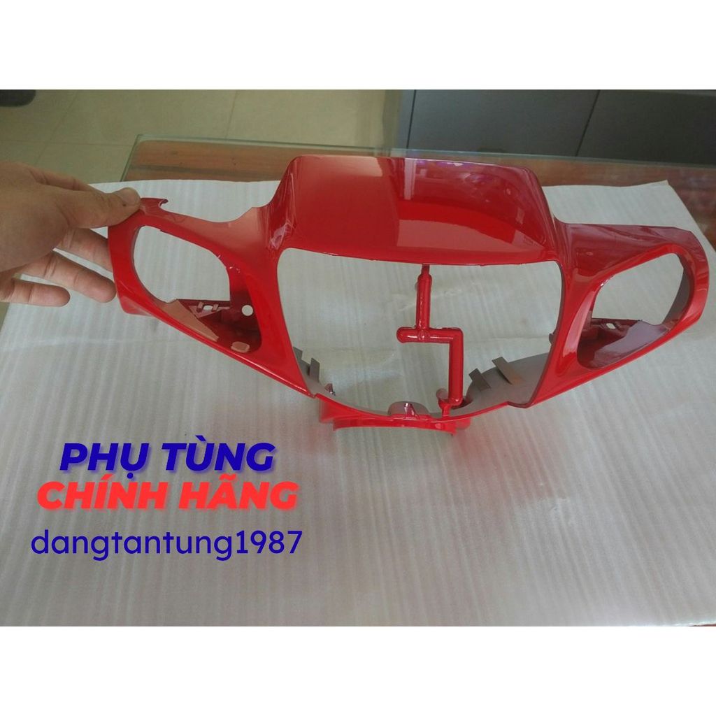Ốp đầu trước (nắp trước tay lái) Sirius V đỏ