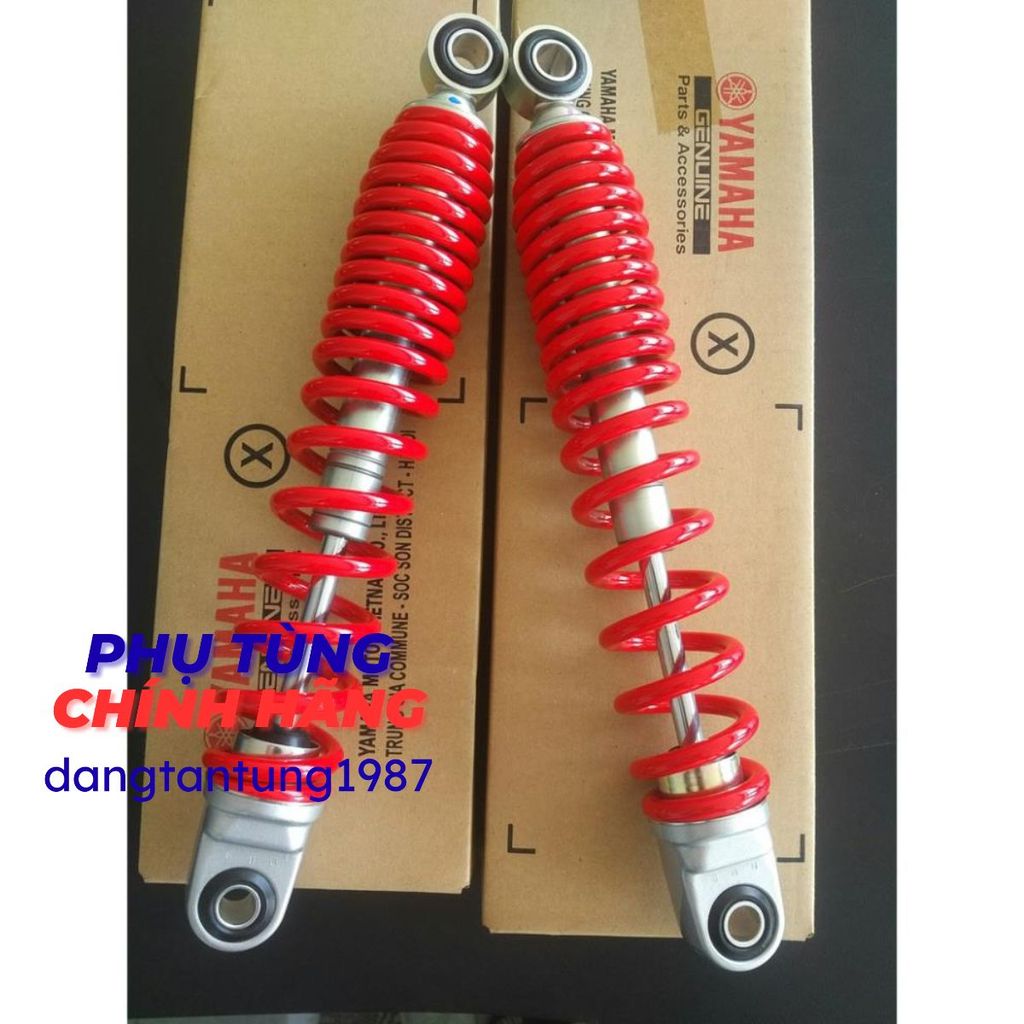 Phuộc sau Sirius đỏ Yamaha