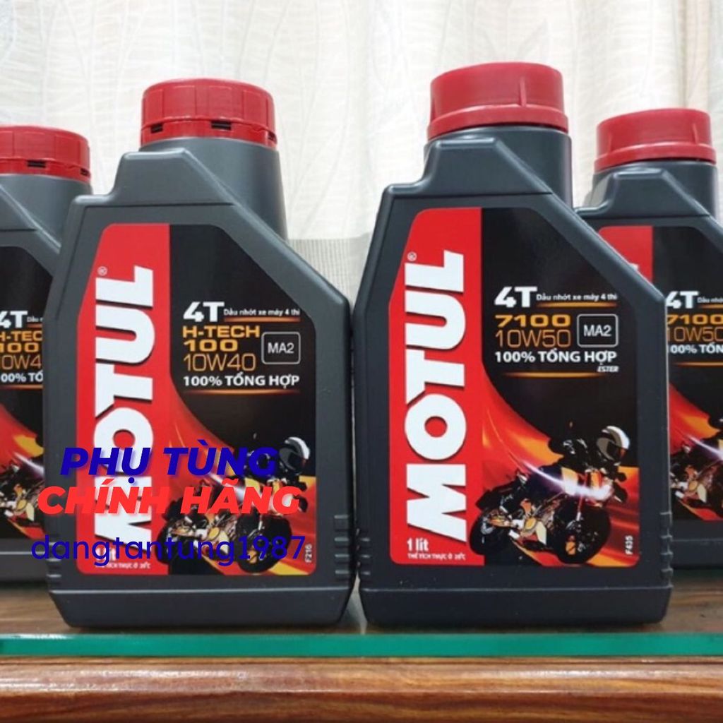 Nhớt Motul 7100 10W50/// H-Tech 100 10W40 100% tổng hợp