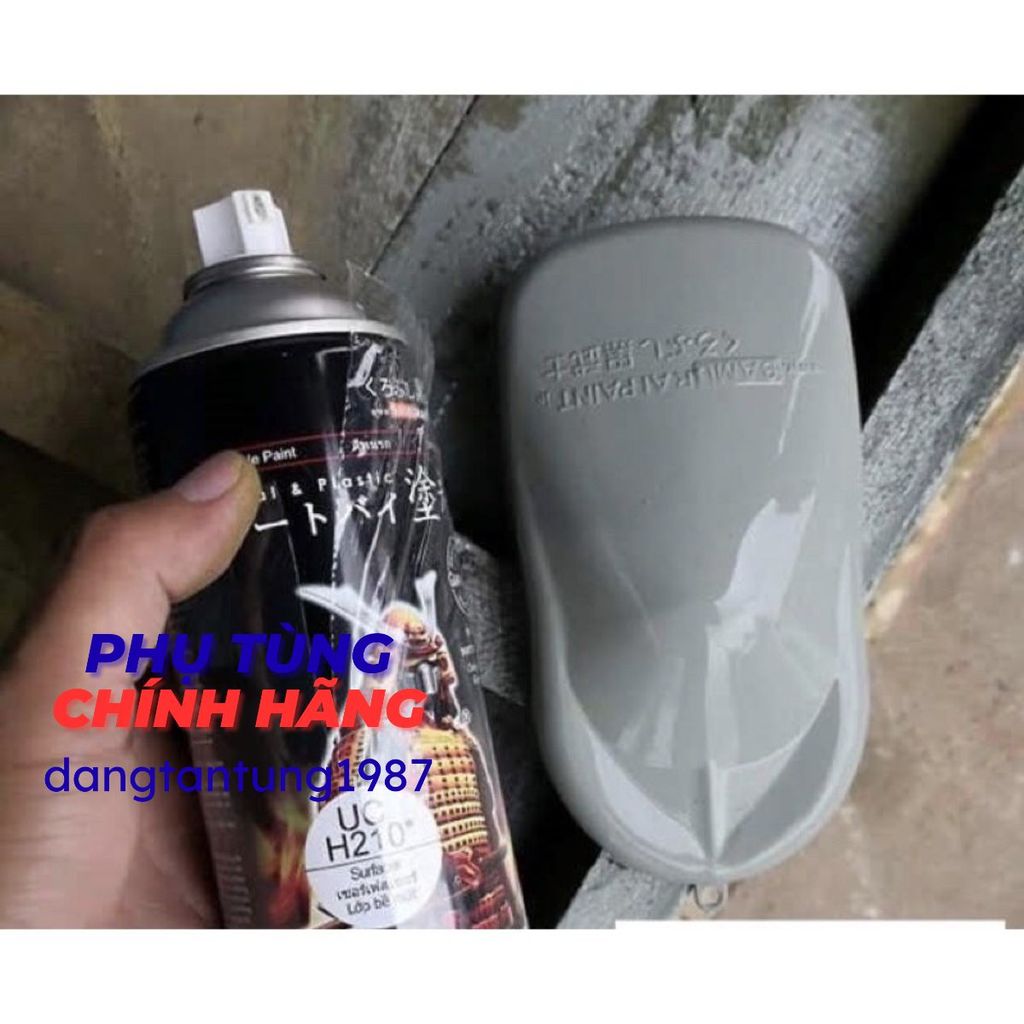 Sơn xịt dành cho xe máy Samurai lót xám UCH 210* (400ml)