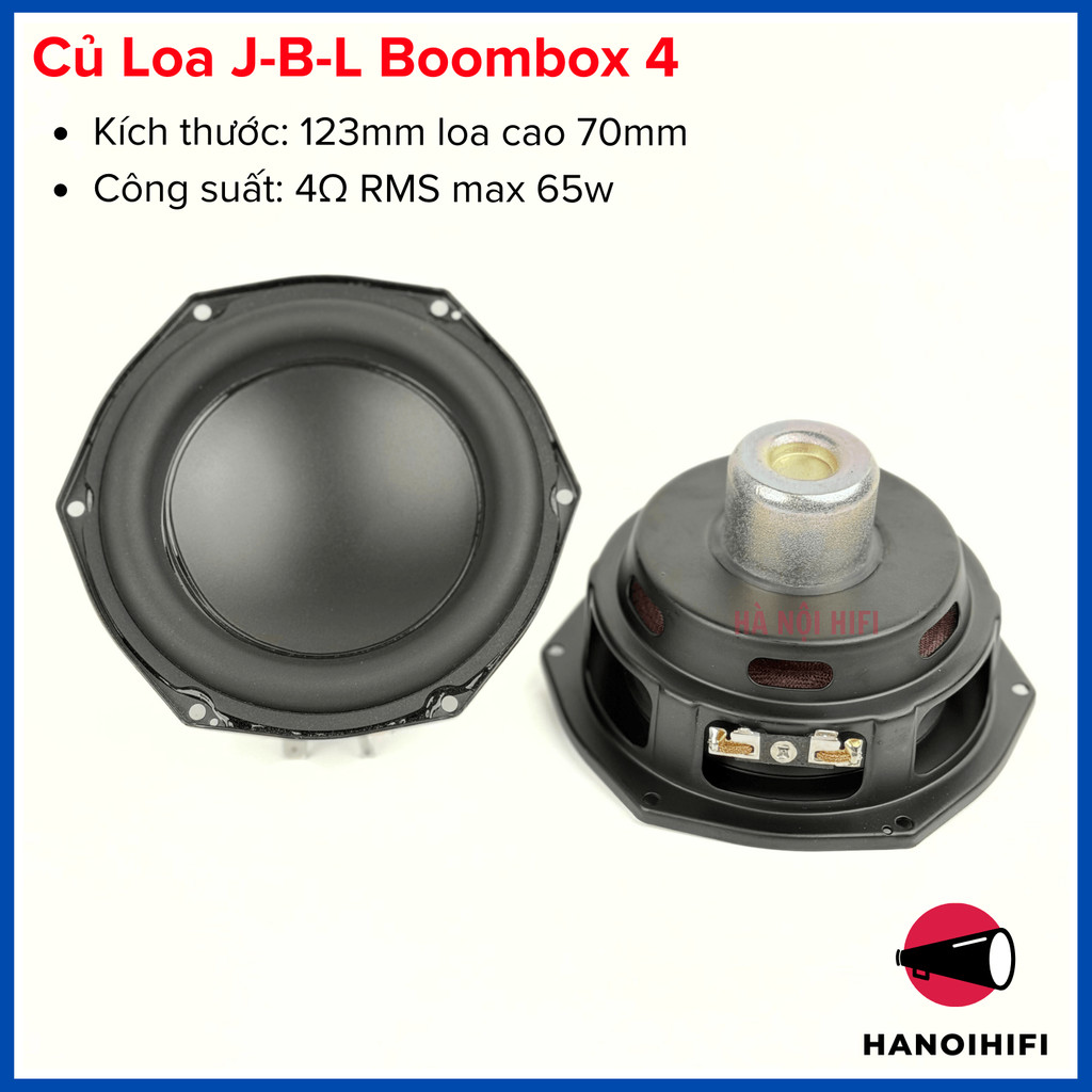 Củ loa Boombox 4 5 inch công suất 4ohm 65w nam châm từ neo âm thanh cực hay từ Hà Nội Hifi