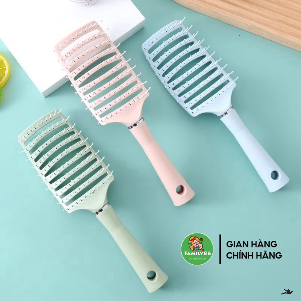 Lược Chải Tạo Phồng Chân Tóc, Lược Chải Tóc Gỡ Rối, Lượt Massage Đầu Mini