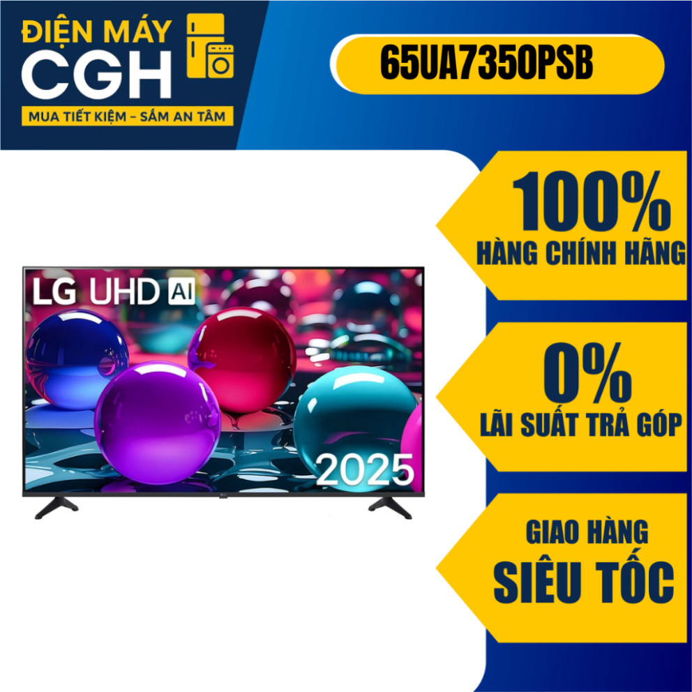 [ Tivi LG 65 inch 4k Smart TV 65UA7350PSB ]