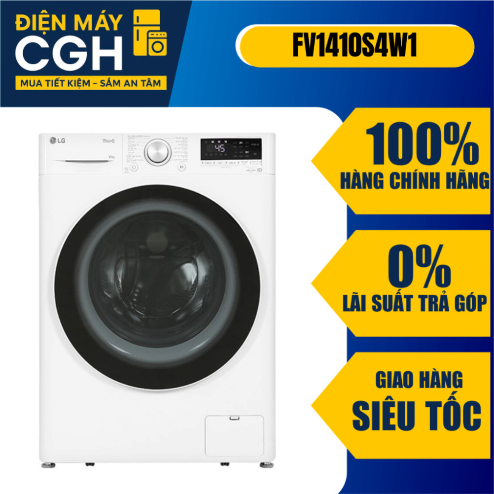[ Máy giặt LG FV1410S4W1 AI DD Inverter 10 kg - ]