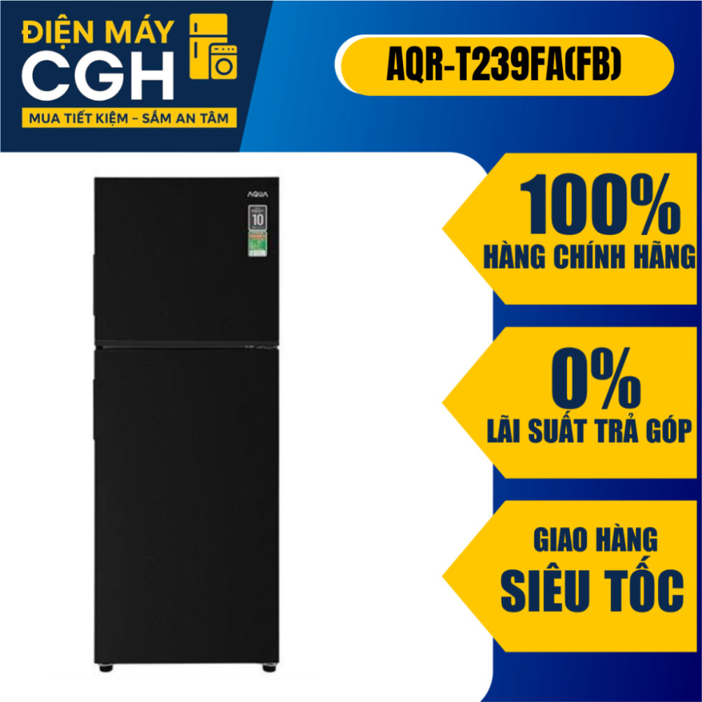 [ Tủ lạnh Aqua Inverter 212 lít AQR-T239FA(FB) ]