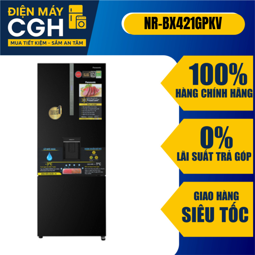 [ Tủ lạnh Panasonic NR-BX421GPKV 377 lít ]