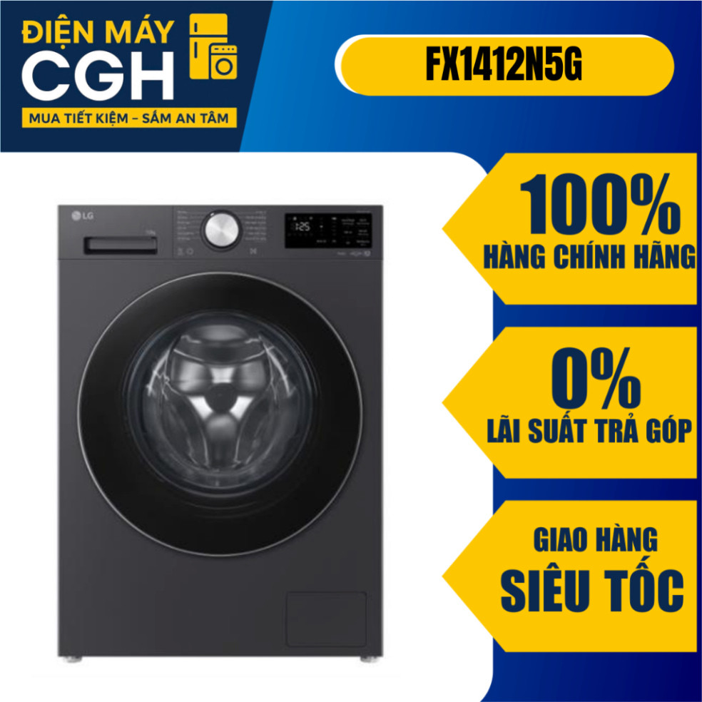 [ Máy giặt LG lồng ngang 12 kg giặt FX1412N5G ]