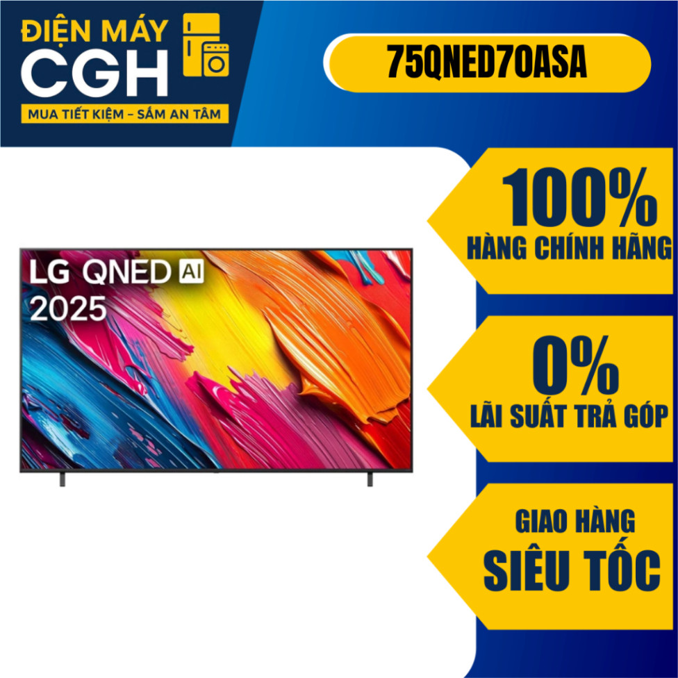 [ Tivi LG 75 inch QNED 4k Smart TV 75QNED70ASA ]