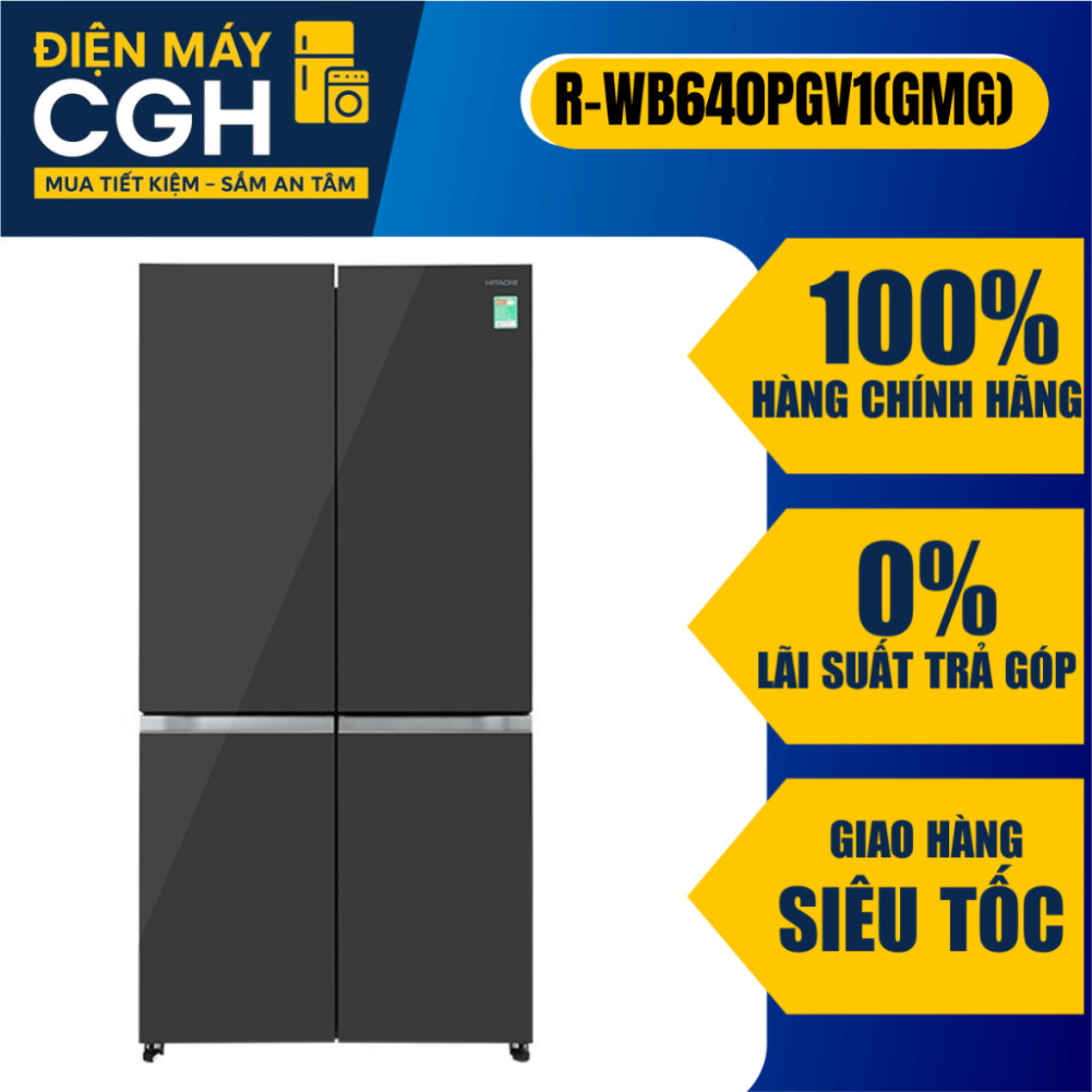 [ Tủ lạnh Hitachi Inverter 569 lít R-WB640PGV1(GMG) ]
