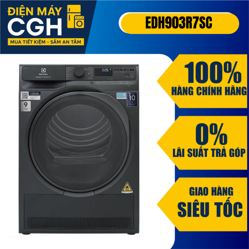 [ Máy sấy bơm nhiệt Electrolux UltimateCare 9 kg EDH903R7SC ]