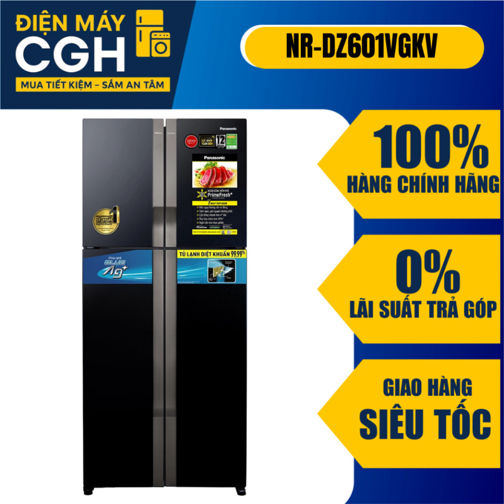 [ Tủ lạnh Panasonic Inverter 550 lít NR-DZ601VGKV ]