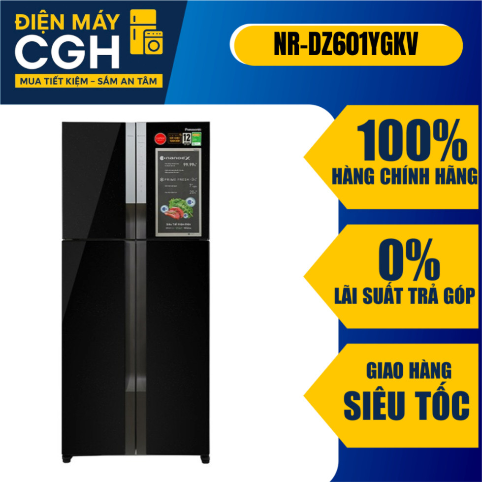[ Tủ lạnh Panasonic Inverter 550 lít NR-DZ601YGKV ]