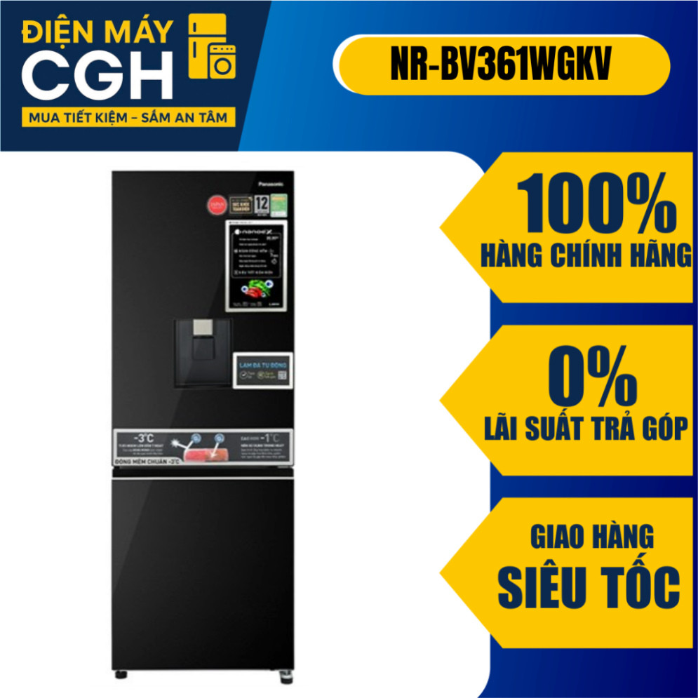 [ Tủ lạnh Panasonic Inverter 325 lít NR-BV361WGKV - ]