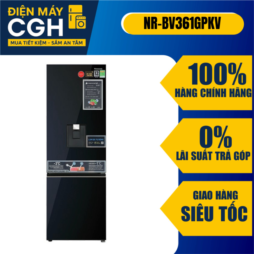 [ Tủ lạnh Panasonic Diệt Khuẩn 325L NR-BV361GPKV ]