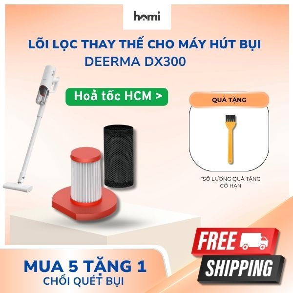 Bộ lọc hepa DX300 thay thế cho máy hút bụi cầm tay giúp lọc bụi mịn Deerma DX300 (Chính hãng)