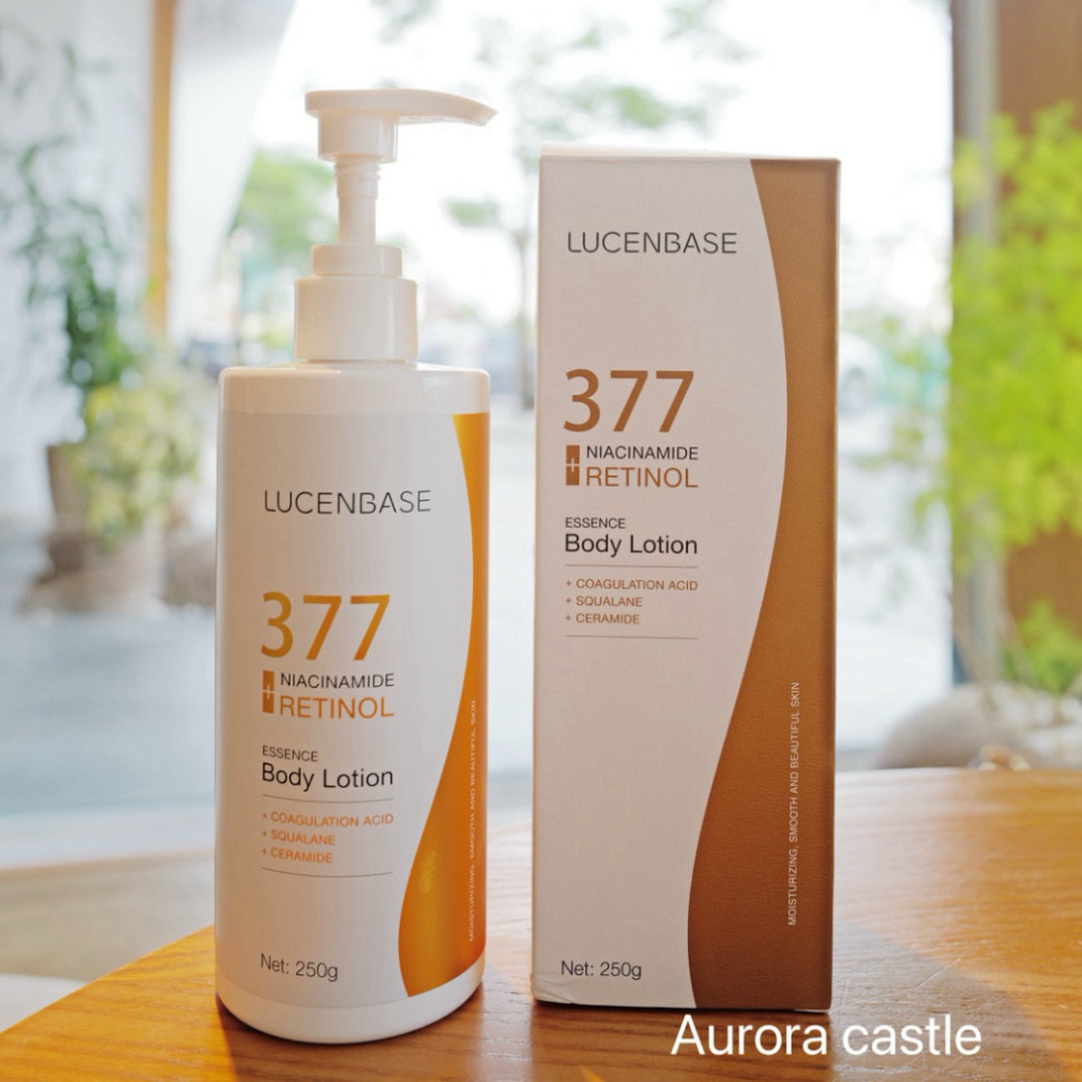 Sữa dưỡng thể 377 Lucenbase Niacinamide Retinol 250g
