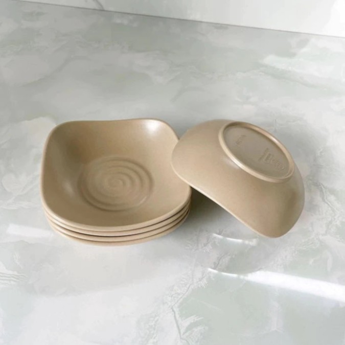 Đĩa phíp sâu lòng 3 size(1258/1259/1250) nhựa Việt Nhật - Đựng kim chi, đồ ăn kèm, đồ ăn vặt nhà hàng