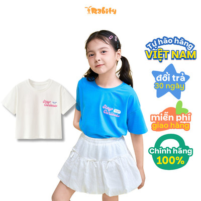   Áo thun ngắn tay bé gái Rabity 900.139