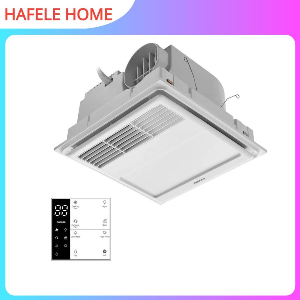 Quạt Hút Sưởi Có Remote Nanoco NBD0330 – Sưởi PTC 2200W – 5 Chức Năng, Tiết Kiệm Năng Lượng – EEH