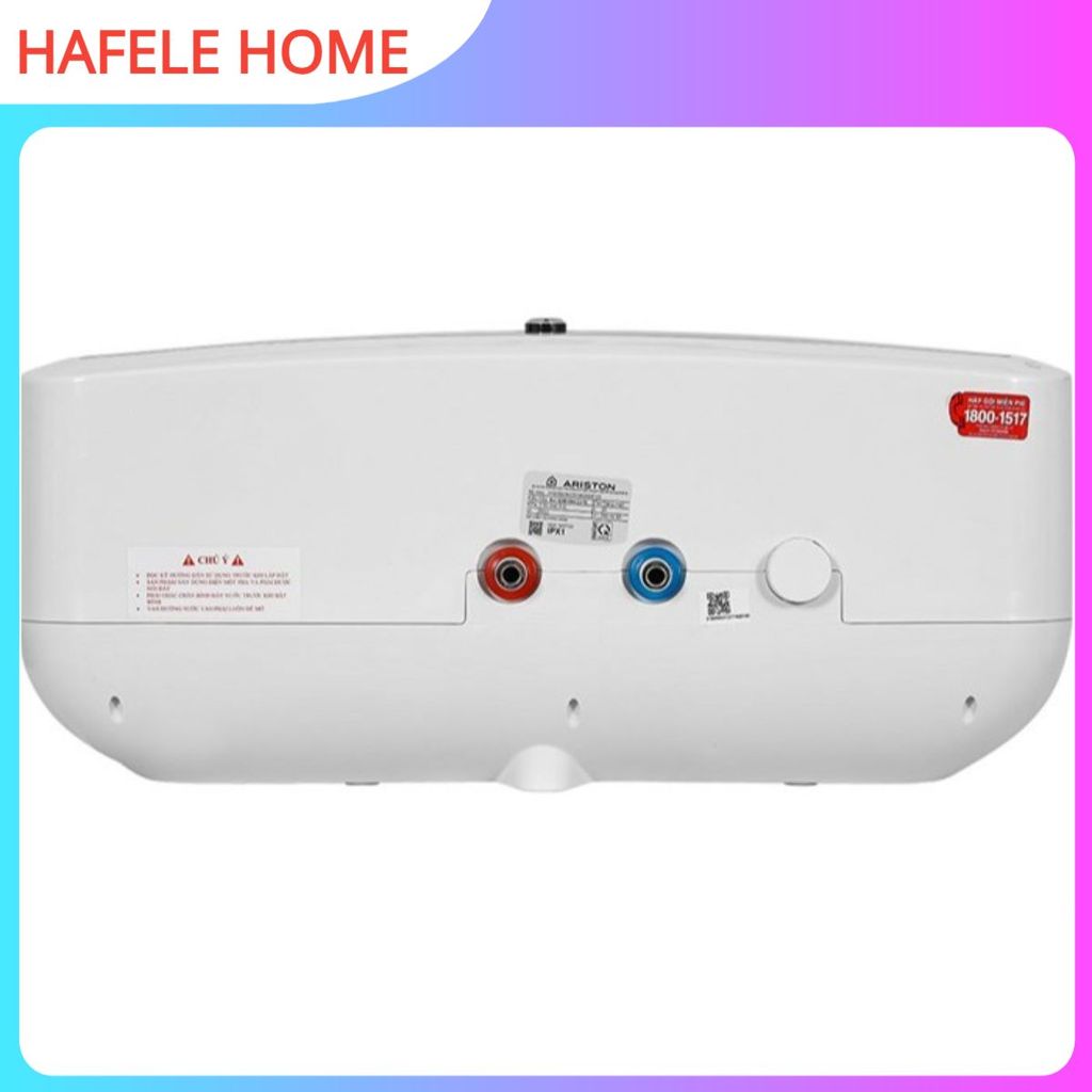 Máy Nước Nóng ARISTON 30L RS Ngang, Dung Tích 30L, An Toàn Tuyệt Đối, Dung tích 30 lít - EEH