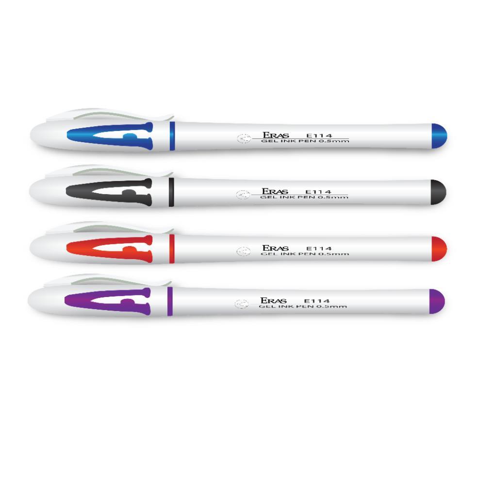 [ERAS] Cốc 48 Chiếc Bút chữ A Eras E114 (Xanh/Đen/Tím/Đỏ)