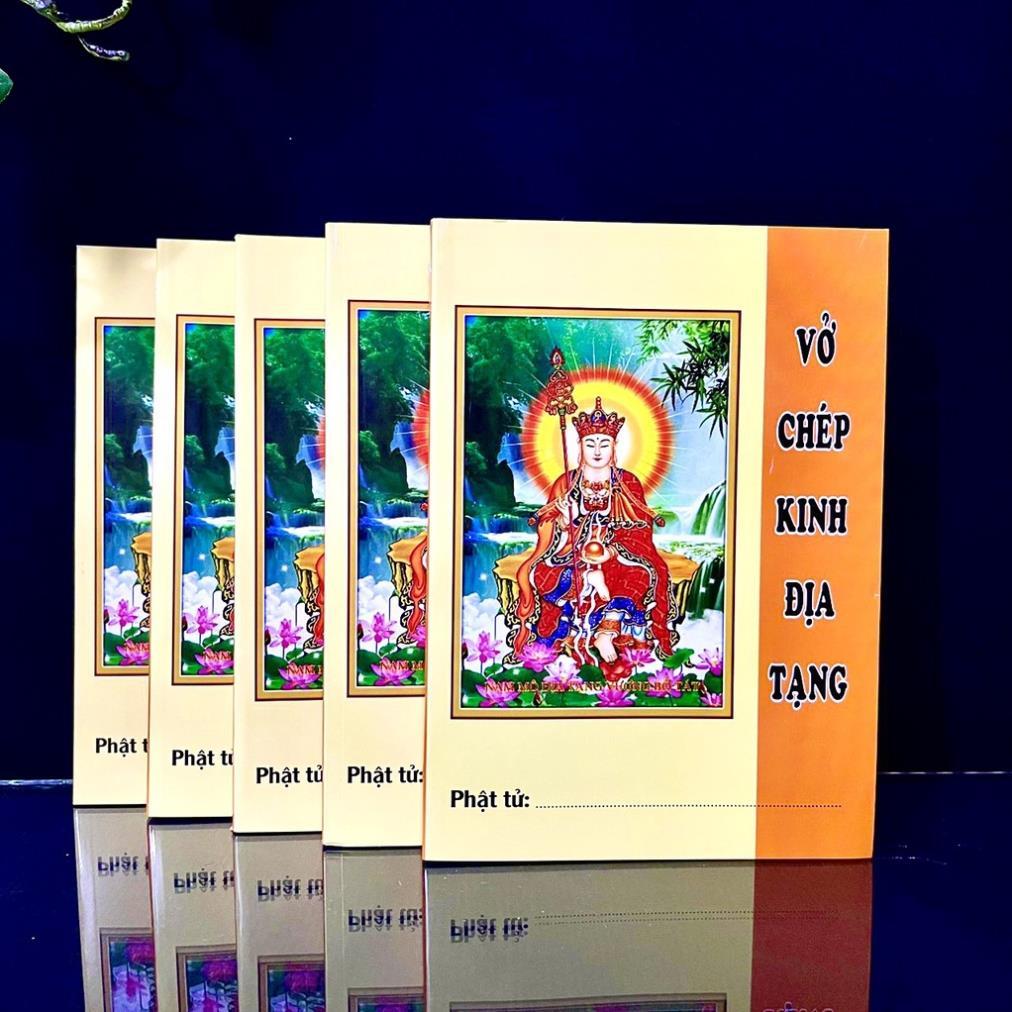 Vở Chép Kinh Địa Tạng Bồ Tát Bổn Nguyện TRẮNG TRƠN A5 DÀY 300 TRANG