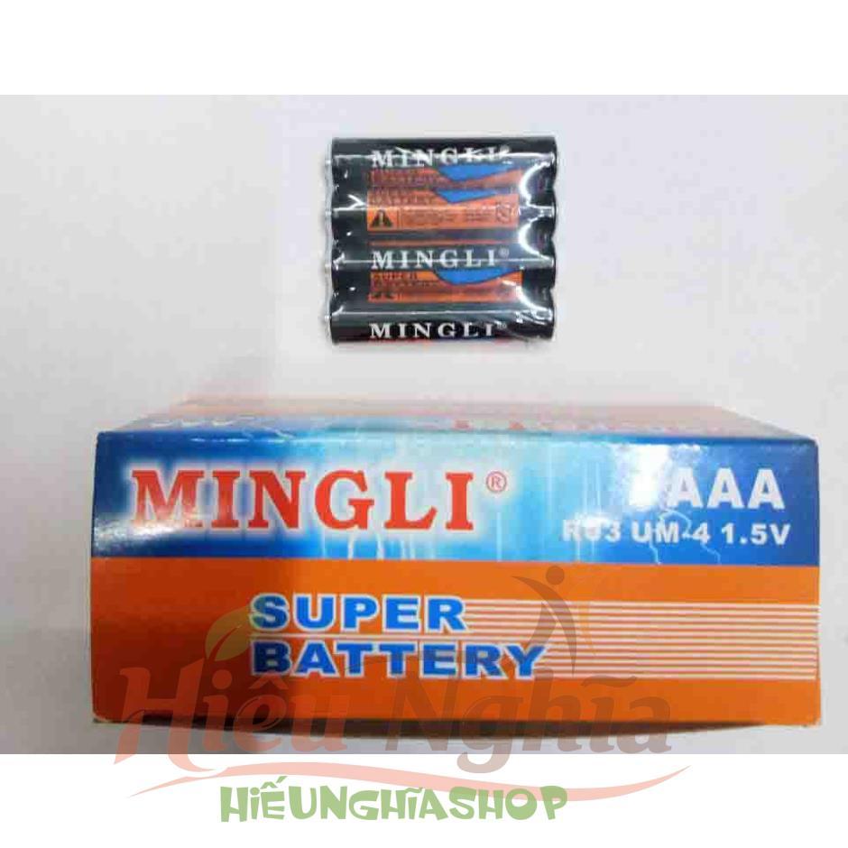 [40 viên] Hộp pin MINGLI Size AAA 40 viên - Pin aaa