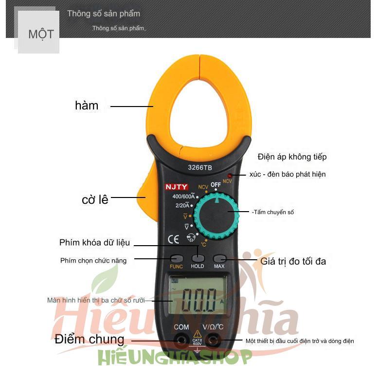 Ampe kìm vạn năng NJTY 3266TA/ NJTY 3266TB - Chính hãng