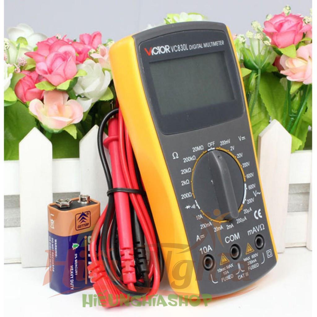 Thiết bị dụng cụ đo điện điện tử Victor VC830L [Có loa báo đo thông mạch]