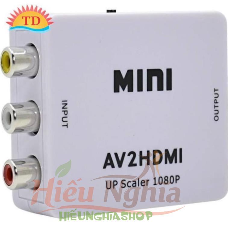 Hộp chuyển Mini AV ra HDMI, AV to HDMI, AV sang HDMI-FullHD 1080p/ 720.