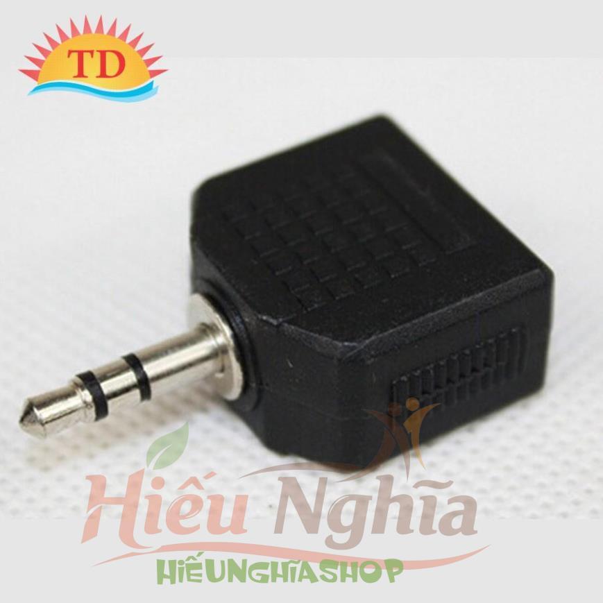 Đầu Chia Jack 3.5 Chuẩn Từ 1 Cổng Ra 2 Cổng
