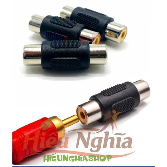 10 Đầu nối jack AV Hoa Sen-RCA chống sôi nhiễu - Jack rắc nối AV hoa sen RCA