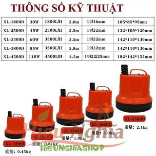Bơm chìm hút đáy 220v-45w-2.5m3h