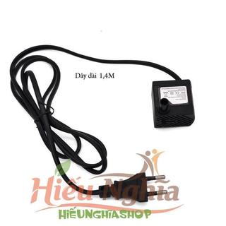 [ 5W không đèn] Máy Bơm Nước Chìm cho Hồ Cá Hòn Non, Bộ Thác Nước