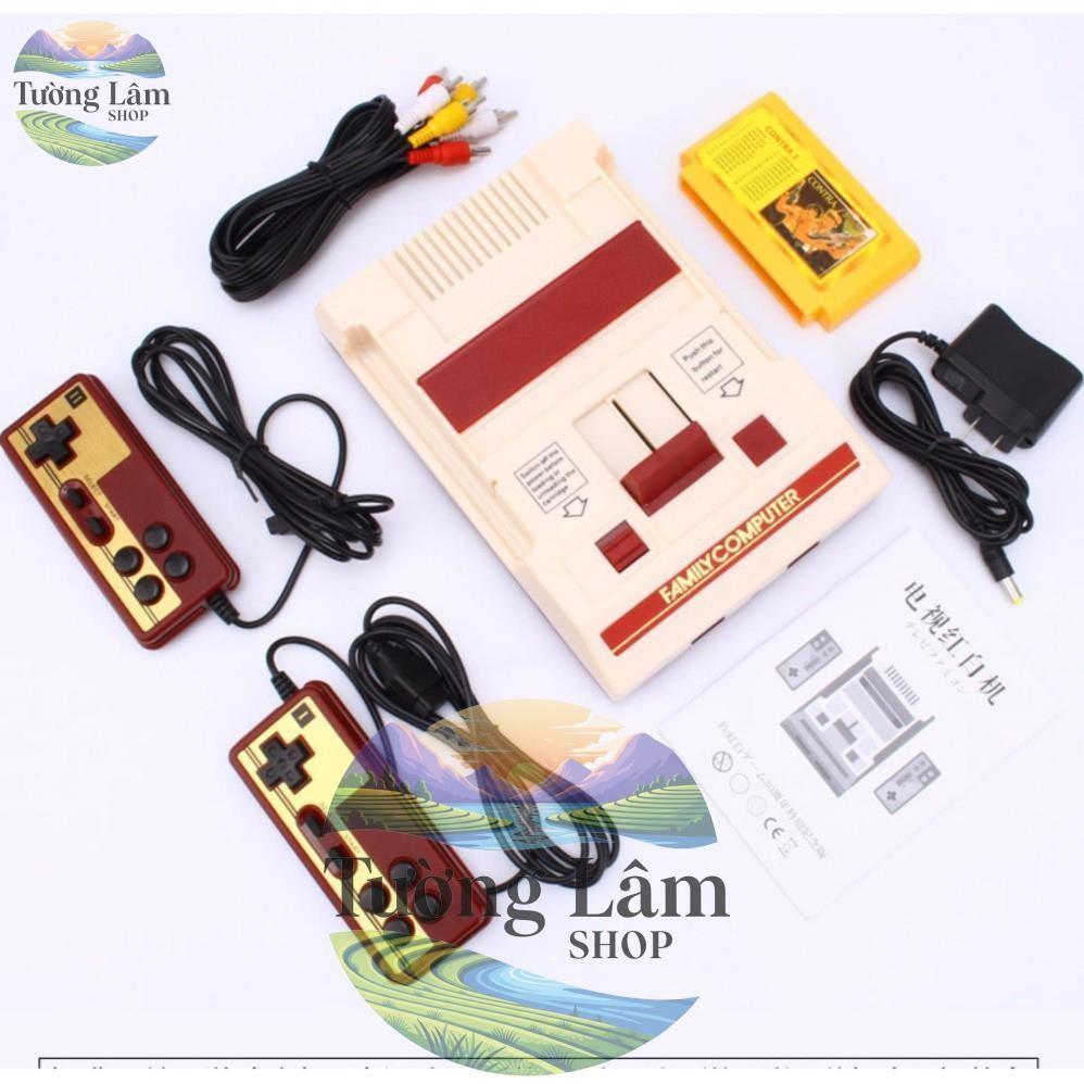 Máy chơi game 4 nút Family Computer 8bit có game 500 trò