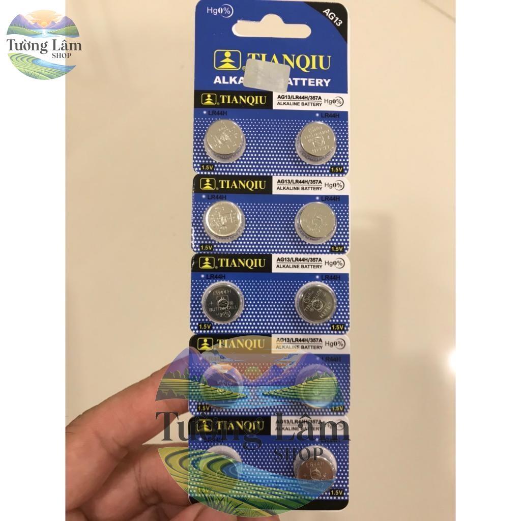 Pin Cúc Áo Ag13 Lr44h 357a lr44 Dùng Cho Máy Trợ Thính Alkato Vt-113 Và Các Thiết Bị Khác